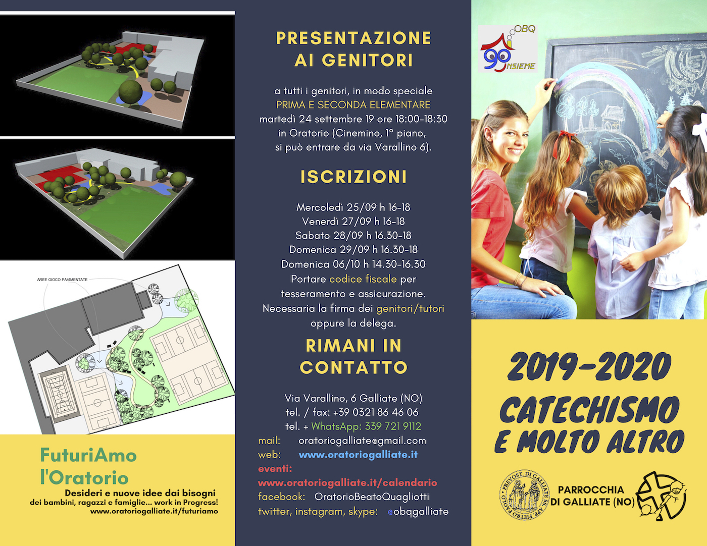 ParrocchiaOratorioGalliate-CatechismoAttivita2019_2020-Leaflet_pag1di2_